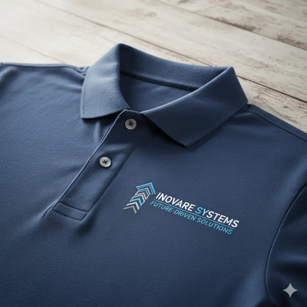 Polo tipo piqué con estampado