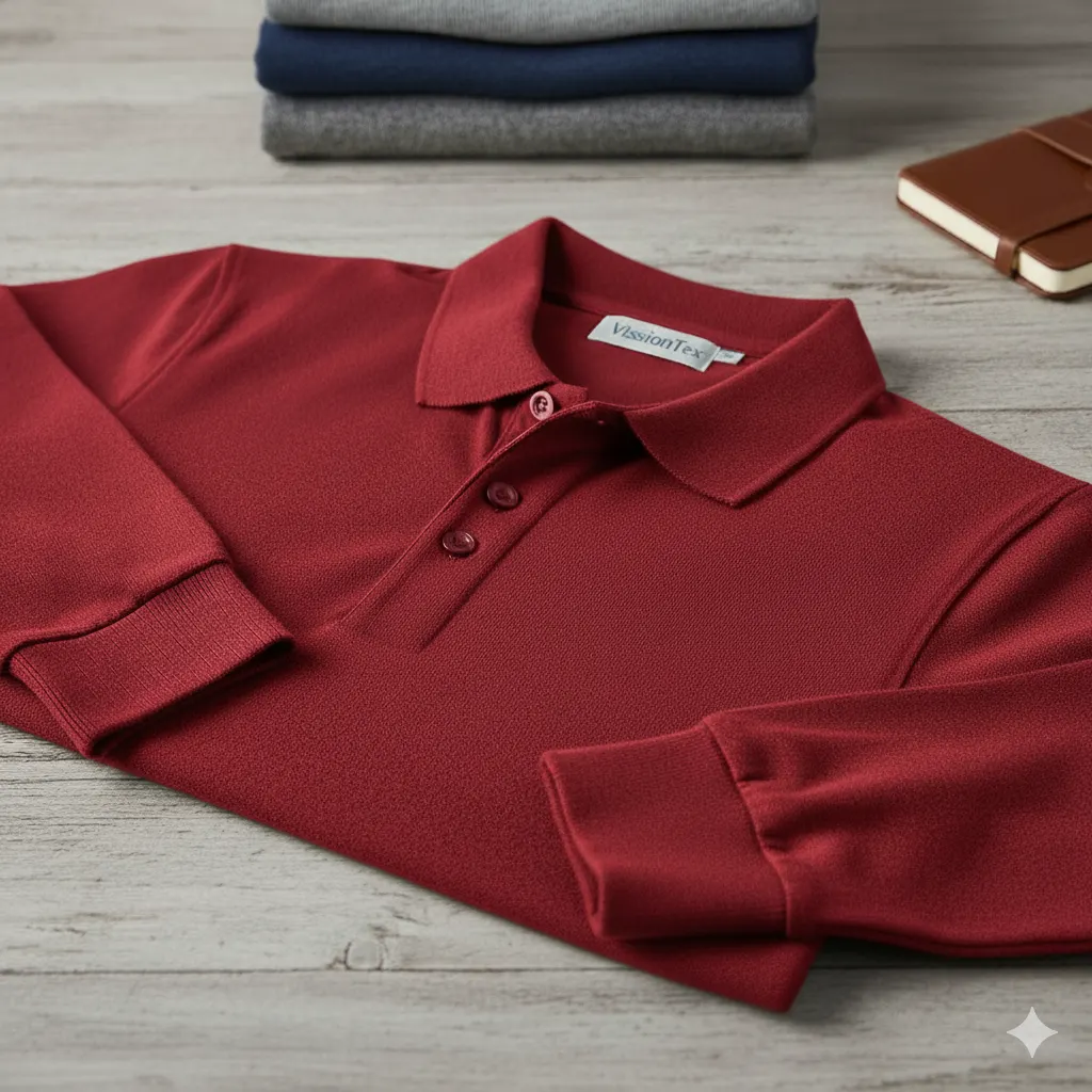 Camibuso tipo polo en tela piqué